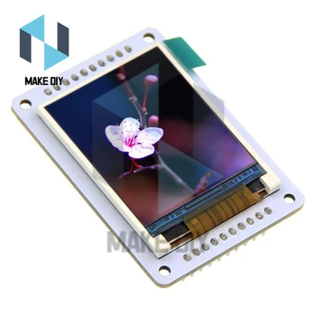 1.8 אינץ ' 128*160 TFT LCD מודול 16 Bit RGB 65K צבע תצוגת מסך ממשק SPI עם חריץ לכרטיס SD עבור Arduino/C51/מיקרו-בקרים stm32