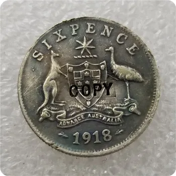 1918 אוסטרלי פני להעתיק מטבעות הנצחה-העתק מטבעות מדליית מטבעות אספנות