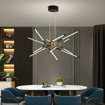 ChandeliersLustre Rotatable פאר מודרני תקרת הסלון לתלות s האוכל קפה Kitcthen השינה מנורת תקרה אורות
