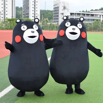 Cosplay יפן דוב Kumamon דמות מצוירת תלבושות קמע תלבושות פרסום טקס מפואר שמלת מסיבת קרנבל החיות אביזרים