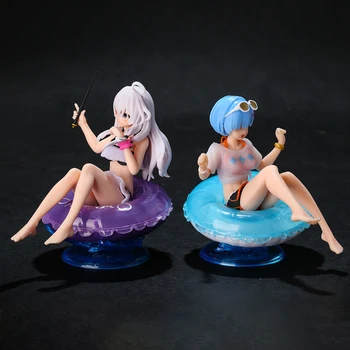 Elaina / Rem טאיטו אקווה לצוף בנות אוסף איור צעצוע תחביבים מודל בובה על המתנה