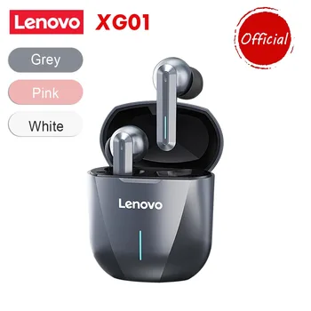 Lenovo XG01 TWS אוזניות אלחוטיות Bluetooth 5.0 אוזניות גיימינג אוזניות ספורט HiFi סאונד מיקרופון מובנה אוזניות עם אור LED