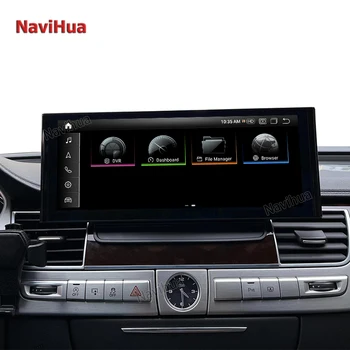 NAVIHUA 12.3 אינץ ' עבור אאודי A8 2012-2018 ניווט GPS DVD נגן מולטימדיה סטריאו רדיו
