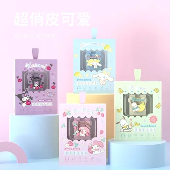 Sanrio אוזניות Bluetooth Kuromi Cinnamoroll מלודי קריקטורה באוזן ספורט אוזניות אלחוטיות ילד צעצוע ילדה מתנת יום הולדת Kawaii