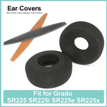 SR225 SR225e SR225x SR225i Earpads עבור אוזניות Grado Earcushions Earcups Headpad החלפת