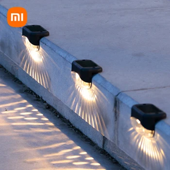Xiaomi סולארית LED חיצוני אורות השמש עמיד למים השמש שלב סיפון אורות מנורת תאורת גן לגדר חצר גן עיצוב