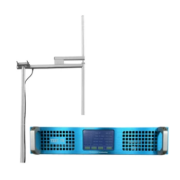 YXHT-TW 1200W משדר FM מסך מגע + 1-מפרץ דיפול 1.2 KW שידור ציוד לבית הספר, הכנסייה, תחנות רדיו