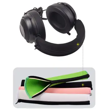 אוזניות בגימור כרית ריפוד פגוש כיסוי רוכסן תחליף Razer Kraken PRO 7.1 V2 אוזניות