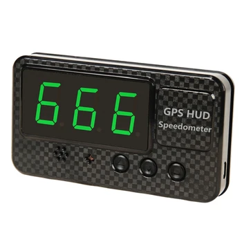 אוניברסלית GPS מד מהירות מד מרחק דיגיטלי מהירות תצוגה על מהירות שעון מעורר עבור כלי רכב C60S