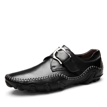 באיכות גבוהה אופנה האביב Mens נעליים מזדמנים מוצק Slip-on זכר נהיגה שטוח נעלי אנגליה מזדמנים נעלי ספורט מותג דירות