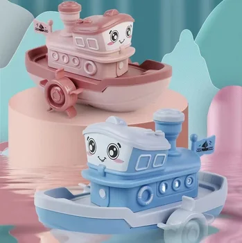 בייבי צעצועי אמבטיה חמוד הסירה צעצועים שעון שעון צעצועי ילדים, צעצועים המים שחייה משחקי חוף מתנות לילדים בנים צעצועים