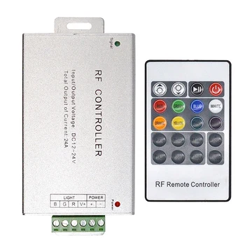 הובלת בקר 12-24V לחץ נמוך RF צבעוני 20-מפתח שלט RGB בר אור בקר עמעום