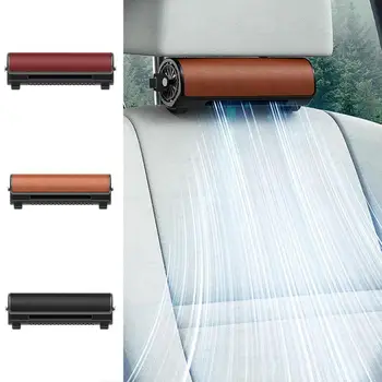 המכונית אוהד קליפ 360 מעלות Rotatable קירור אוויר מאוורר USB מופעל קליפ על המאוורר מתכוונן קליפ עם האור לכלי רכב SUV הקראוון