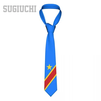 הרפובליקה הדמוקרטית של קונגו הדגל, הסמל גברים, נשים, הצוואר קשרים מזדמנים משובץ לקשור חליפות סלים מסיבת חתונה עסקים עניבה Gravatas