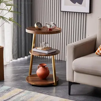 ייחודי מודרני שולחן צד לאחסון בעמידה לחיסכון במקום שולחן קפה בעיצוב הסלון Nuebles Auxiliares מרפסת Furnlture