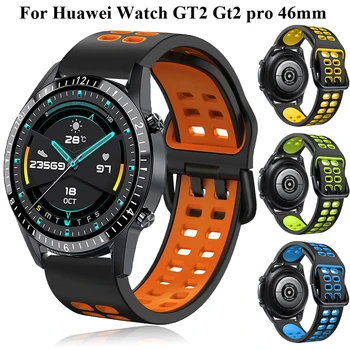 להקת פרק כף יד רצועת עבור Huawei לצפות GT2 GT 2 Gt2 pro 46mm Smartwatch צמיד סיליקון עבור Huawei לצפות GT פעיל 22mm הצמיד