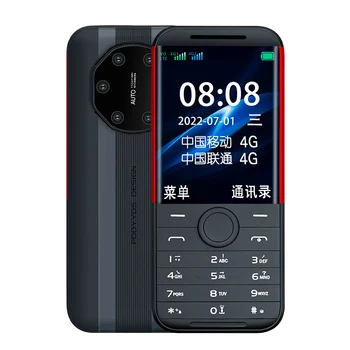 לחץ על כפתור טלפון נייד 1.8 אינץ 2G GSM SIM כפול MP3 אין מצלמה טלפון Bluetooth חייגן FM שחורה קטנה תלמיד טלפונים סלולריים