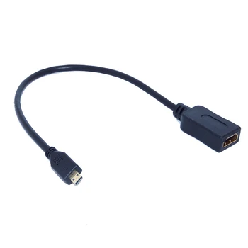 מיקרו-HDMI תואם HDMI-התואם זכר נקבה מתאם ממיר 1080P ממיר עבור tablet pc טלוויזיה טלפון נייד