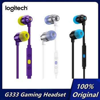 מקורי Logitech G333 המשחקים אוזניות עם מיקרופון 3.5 mm מקצועי Gaming USB אוזניות עבור המחשב הנייד המשחקים אוזניות חחח
