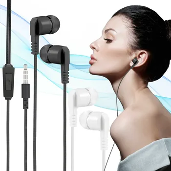 משחקי הלבשה Hyper צינור אוזניות באוזן אוזניות עם מיקרופון 3.5 מ 