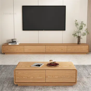 נורדי אור יוקרה מושעה טלוויזיה ארונות בסלון רהיטים בסגנון יפני דירה קטנה הקיר הרצפה טלוויזיה עומד