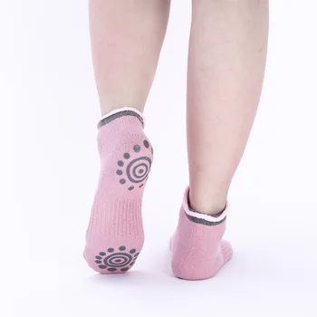 נשים באיכות גבוהה התחבושת יוגה גרביים נגד החלקה מהיר יבש דעיכת פילאטיס, בלט גרביים אחיזה טובה עבור האישה כותנה ילדה גרביים