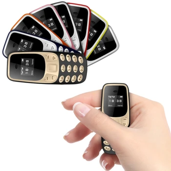 סרוו קטן נייד טלפון Bluetooth חייגן קסם קול נמוך קרינה שיחת טלפון הקלטה 2/3 SIM GSM נעולים מיני נייד