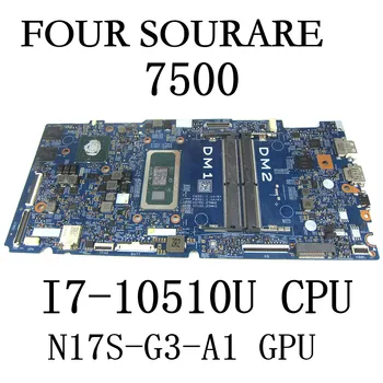 עבור DELL 7500 לוח אם מחשב נייד עם I7-10510U מעבד N17S-G3-A1 GPU CN-0V32GF 0V32GF V32GF 19722-1 Mainboard