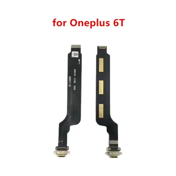 עבור Oneplus 6T USB יציאת הטעינה מחבר מזח להגמיש כבלים החלפת הרכבה, חלקי מסך הטלפון לתיקון חלקי חילוף