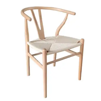 עץ המשאלות הכיסא הנס ואגנר Y כיסא עץ אלון מלא, עץ ריהוט חדר האוכל יוקרה האוכל הכיסא הרהיטים בסלון SYGM